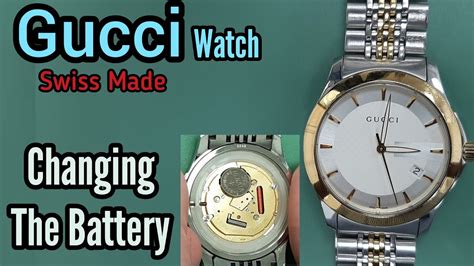 gucci watch battery chart